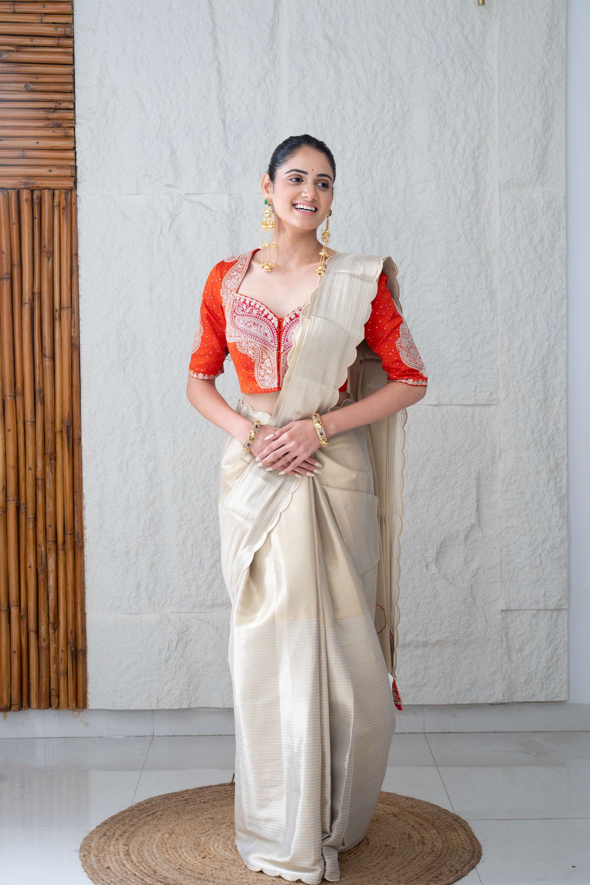 Metallic Tissue Silk Saree