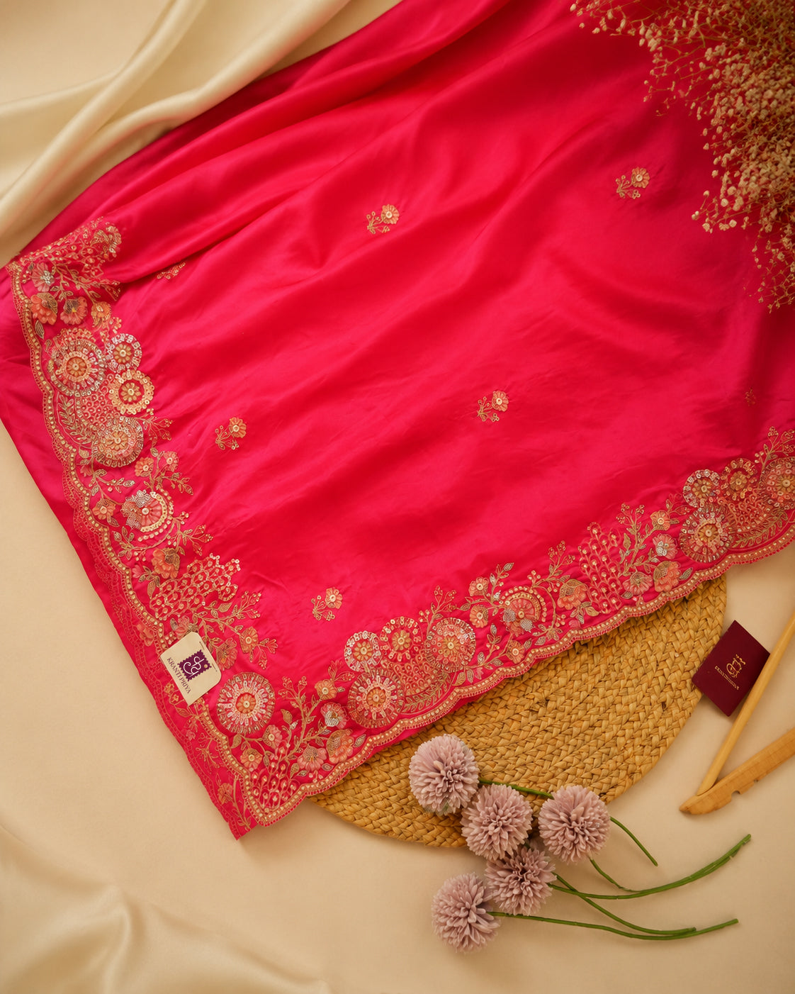 Pure Crepe Silk Border Saree