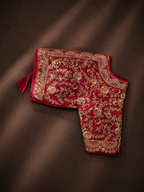 Champagne Gold Crepe Silk Saree