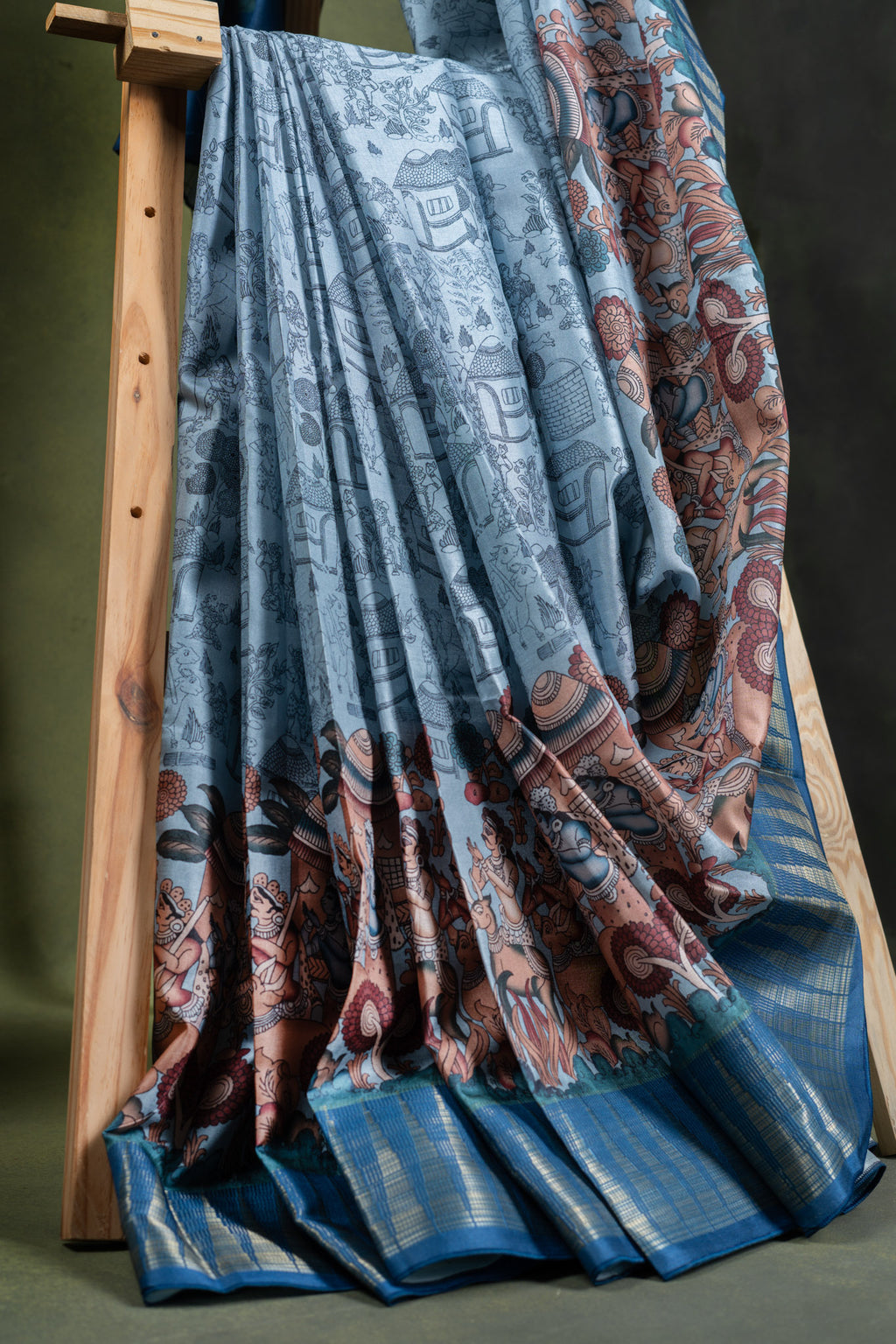 Heritage Kalamkari Saree