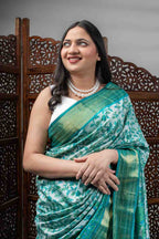 Deep Teal Silk Saree