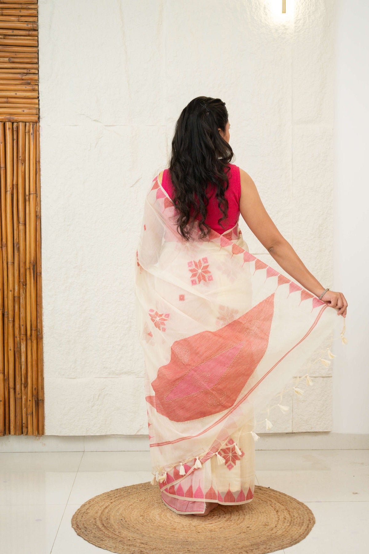 Linen Cotton Saree
