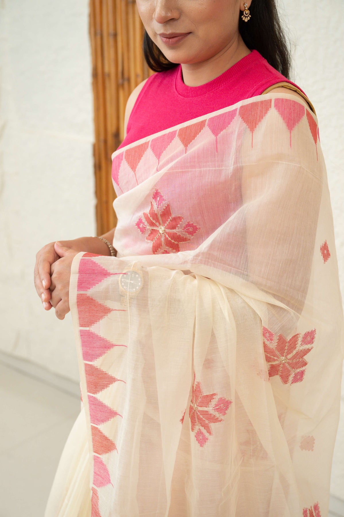 Linen Cotton Saree
