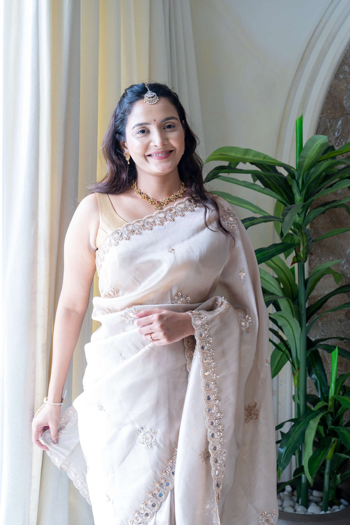 Premium Tissue Organza Saree