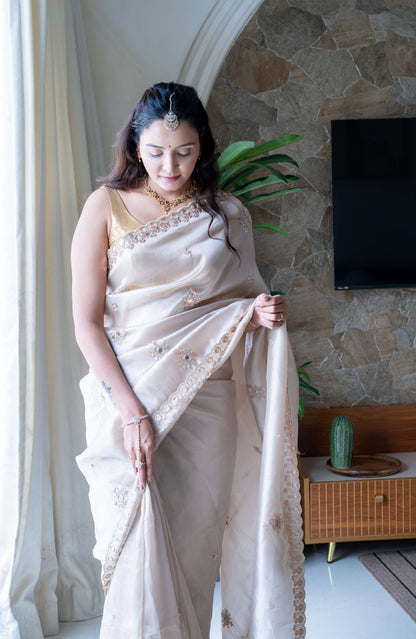Premium Tissue Organza Saree