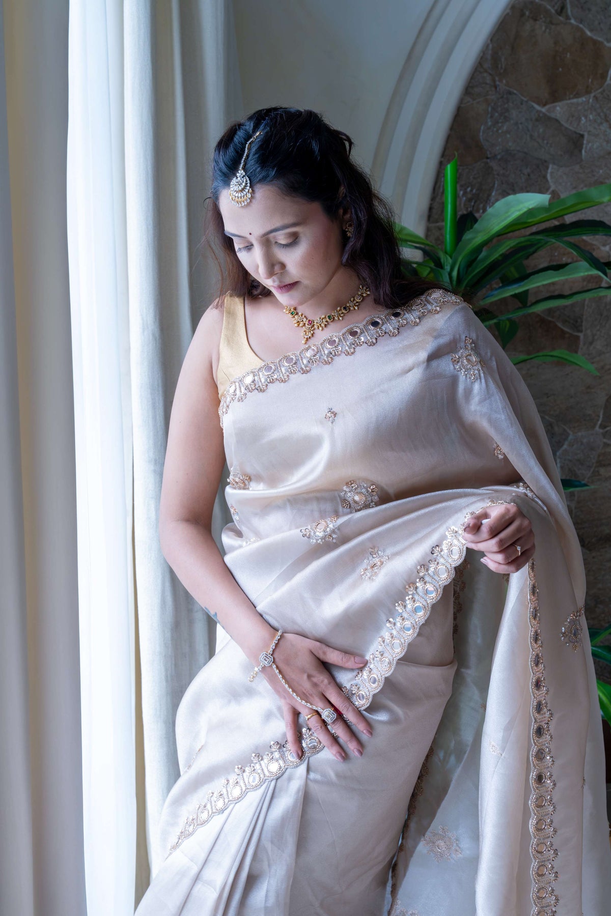 Premium Tissue Organza Saree