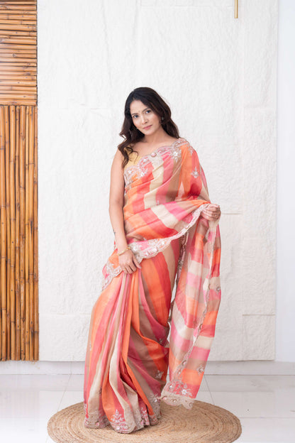 Organza Tissue Saree