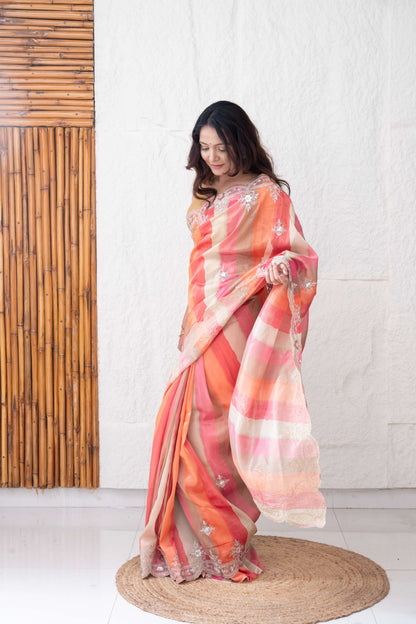 Organza Tissue Saree