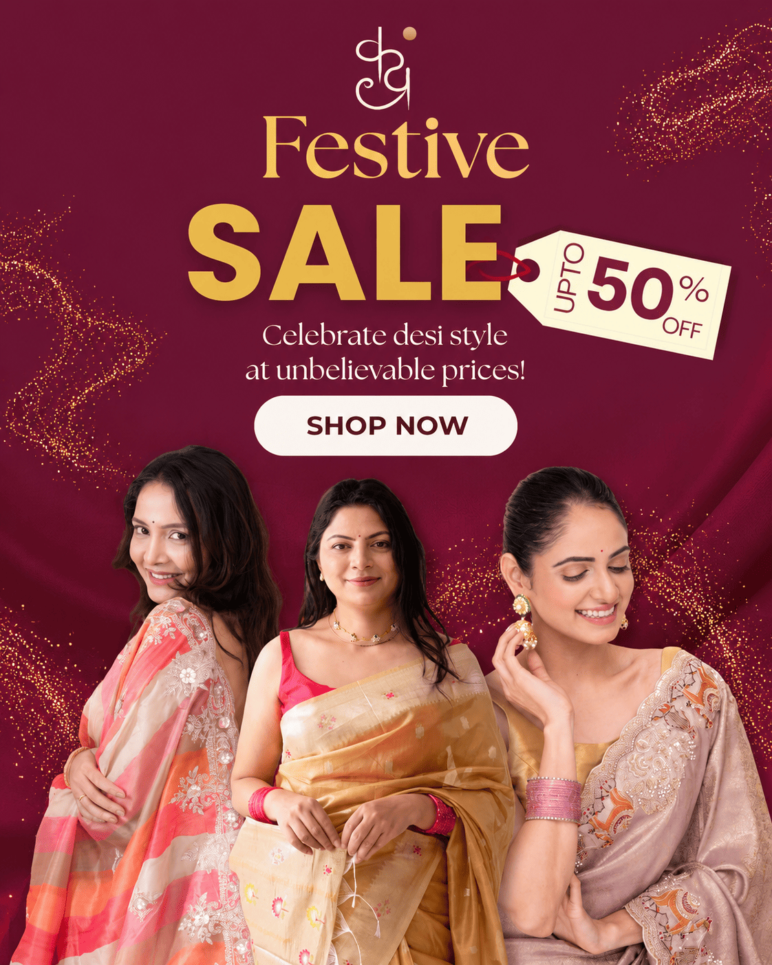 Festive Sale: celebrate desi style at unbelievable prices, up to 50% off